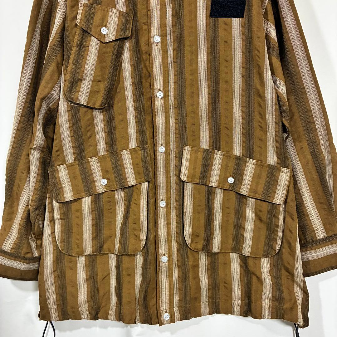 【タグ付き未使用品】Brook フィッシング ツール シャツ ブラウン