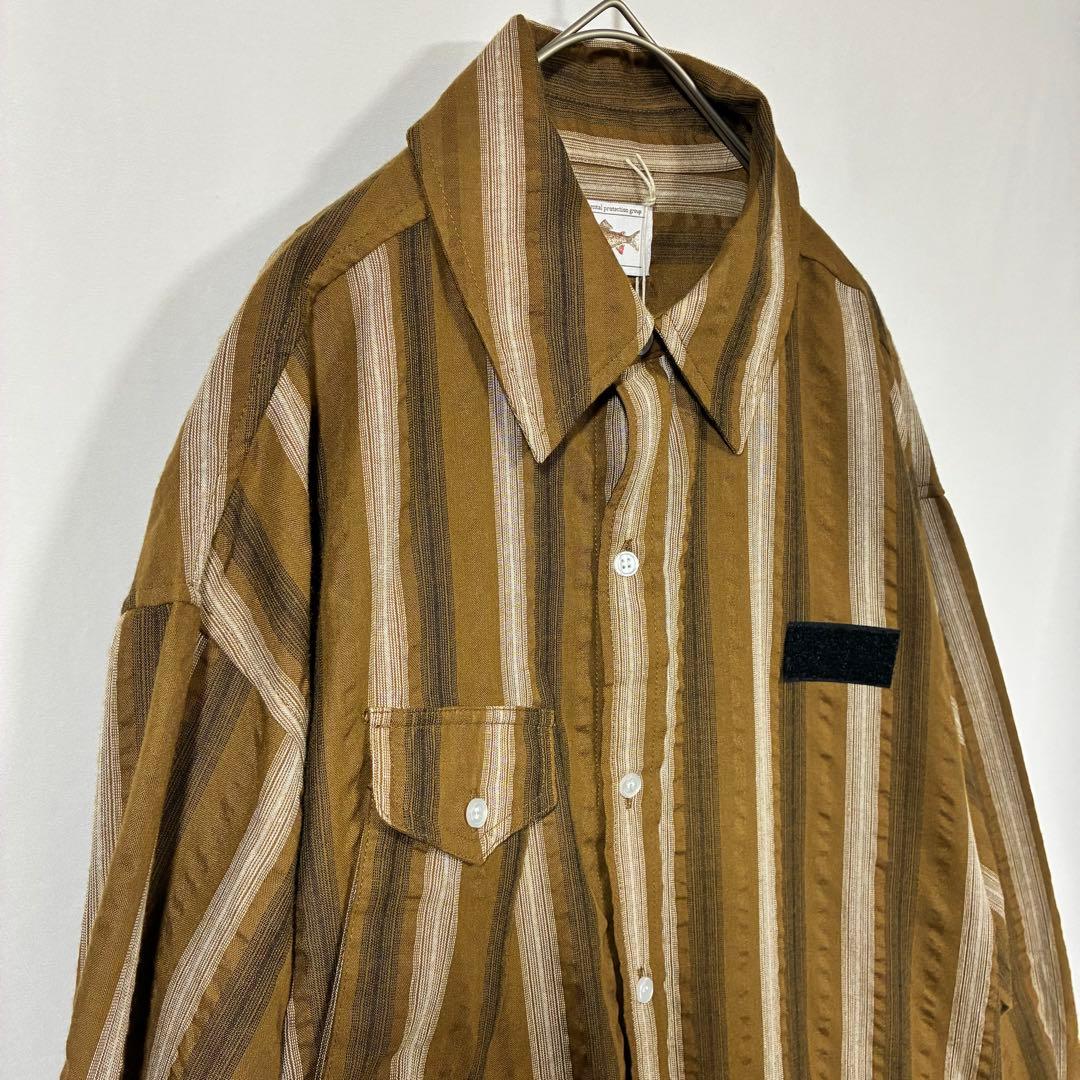 【タグ付き未使用品】Brook フィッシング ツール シャツ ブラウン