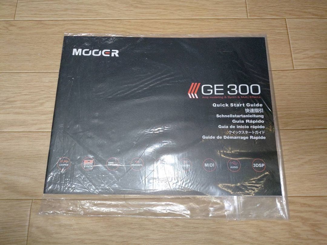 MOOER GE300 ギターエフェクター　DL説明書付