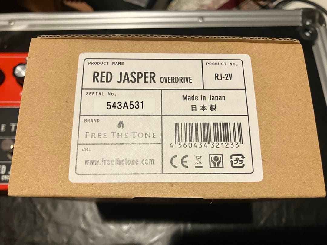 FREE THE TONE RED JASPER RJ-2V オーバードライブ