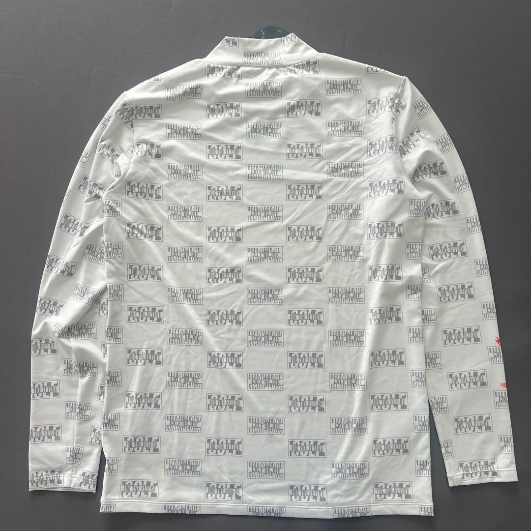 【新品】MARK&LONA マークアンドロナ　モックネック　長袖シャツ　総柄
