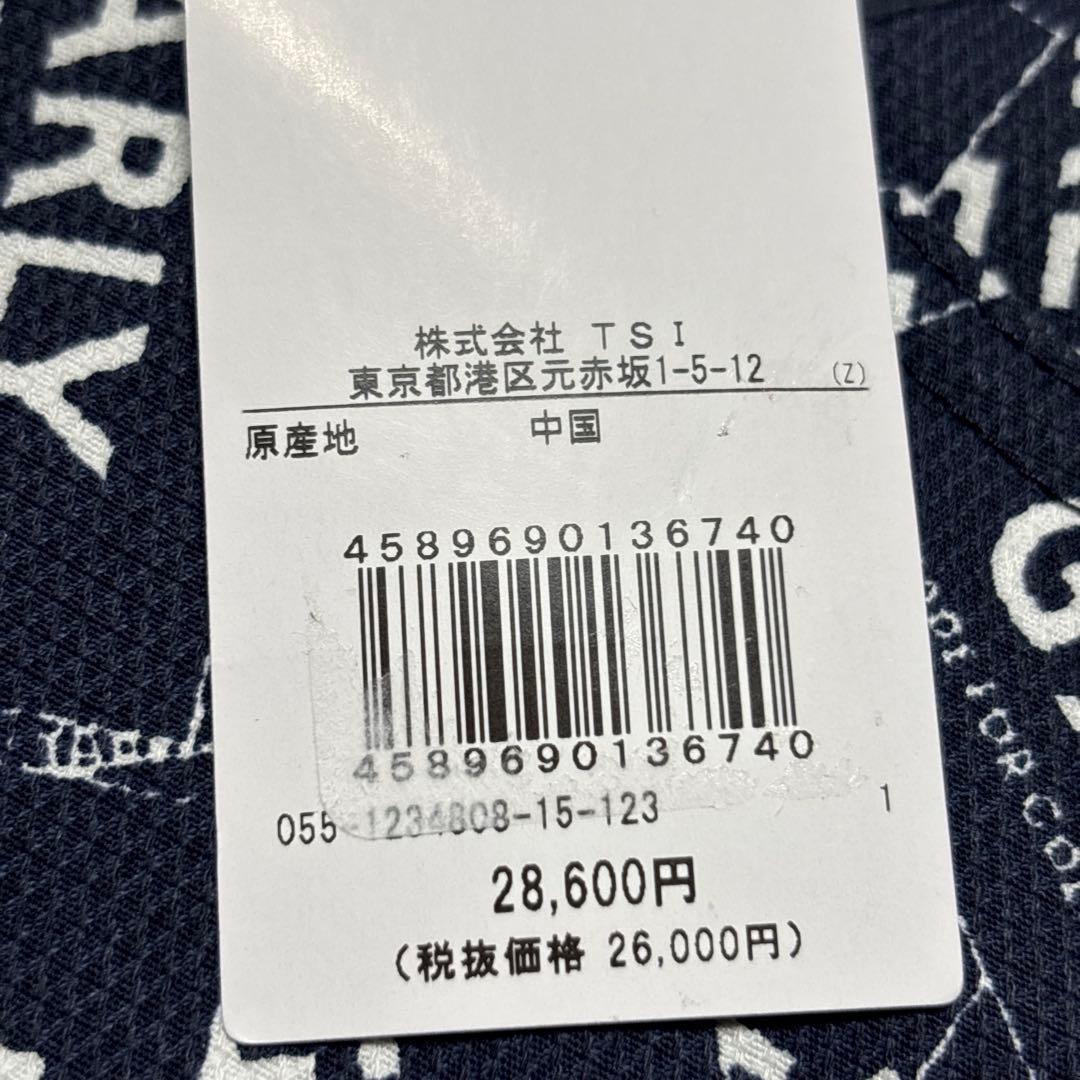 新品タグ付き パーリーゲイツ ストレッチスカート ゴルフウェア ロゴ 総柄 M