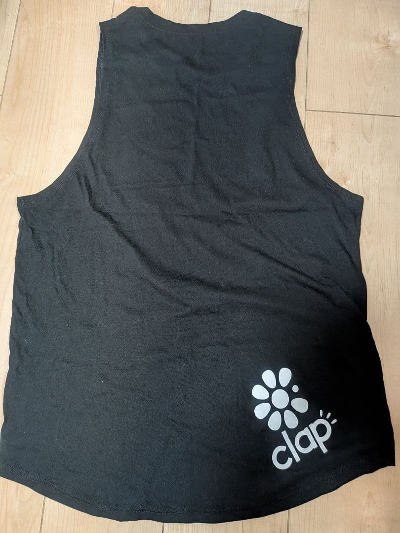 新品☆clap グラフィックタンクトップ 黒
