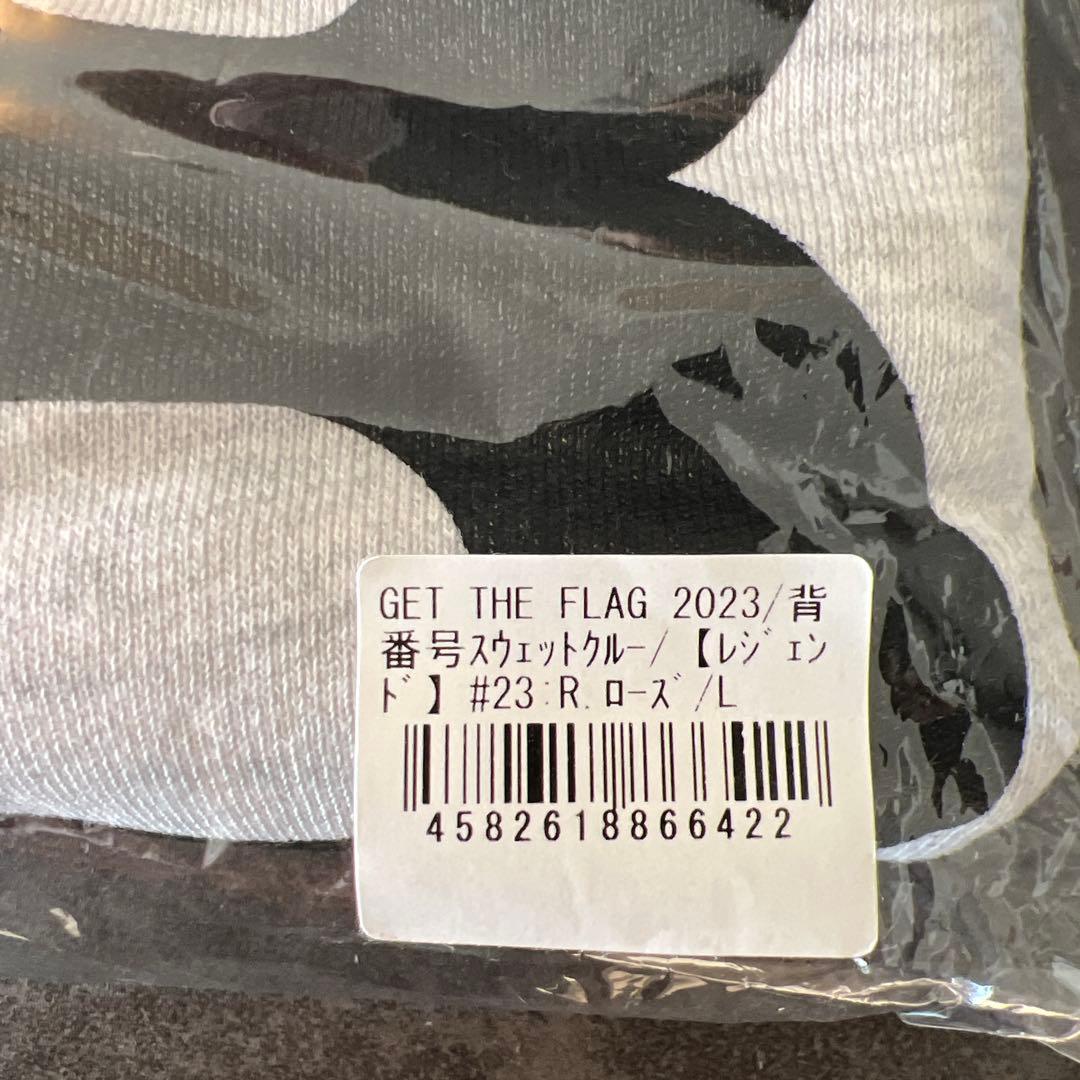 限定受注生産品　ベイスターズ　ローズ選手　 背番号スウェットクルー