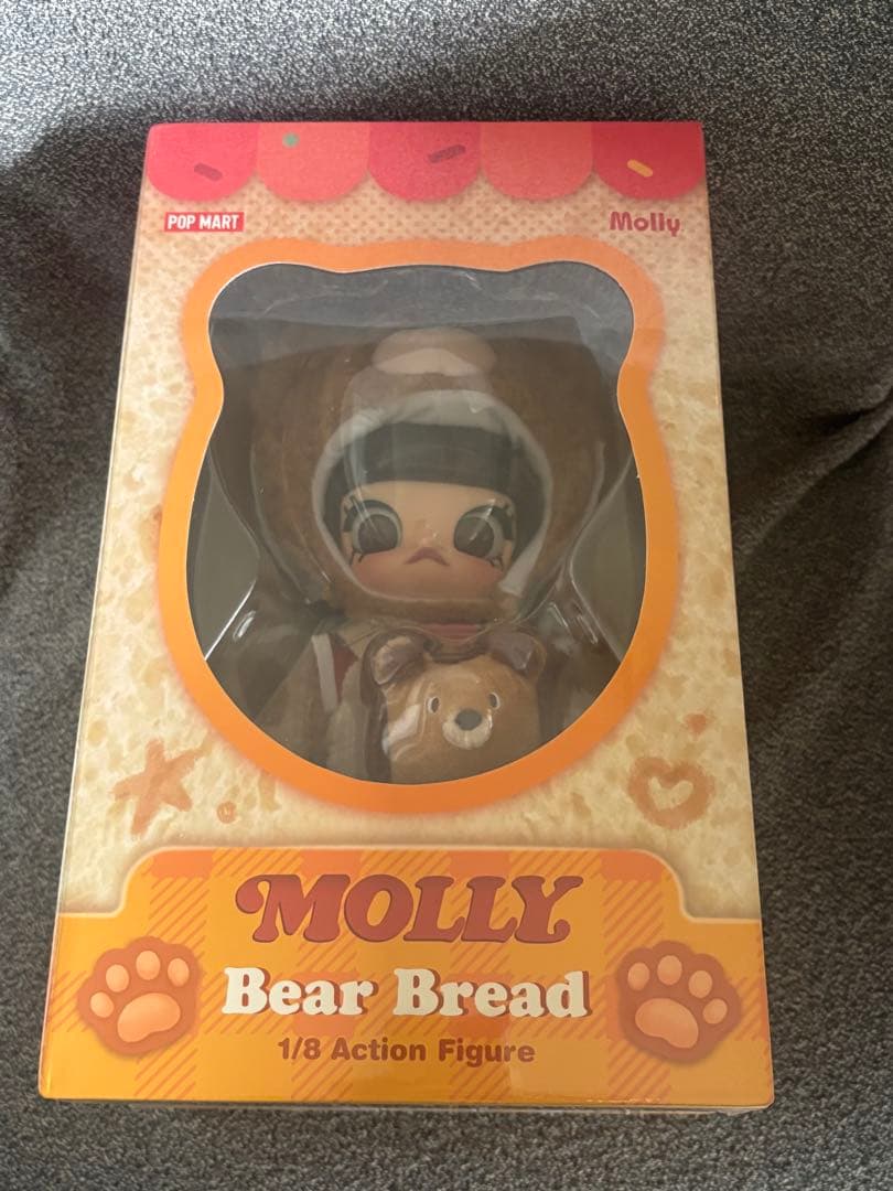 POPMART MOLLY Bear Bread 1/8 アクションフィギュア
