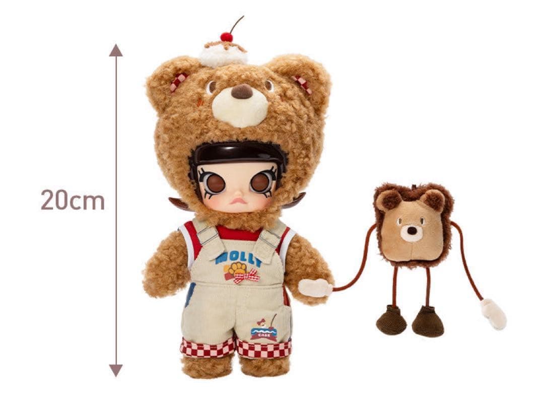 POPMART MOLLY Bear Bread 1/8 アクションフィギュア