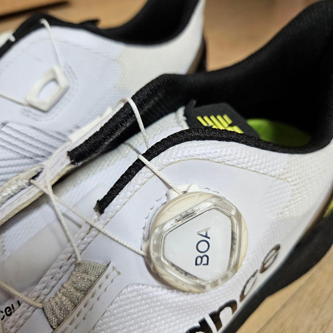 まぁくす【美品】New Balance ゴルフシューズ BOAシステム付き