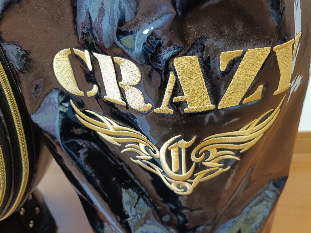 CRAZY クレイジーキャディバッグ スカルデザイン 中古