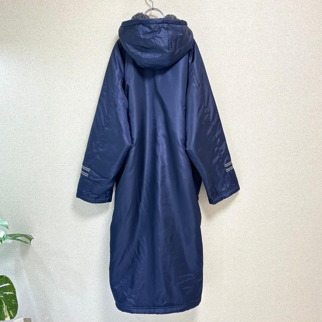 【美品】 Mizuno ミズノ ベンチコート 裏ボア ロング丈 スポーツ L
