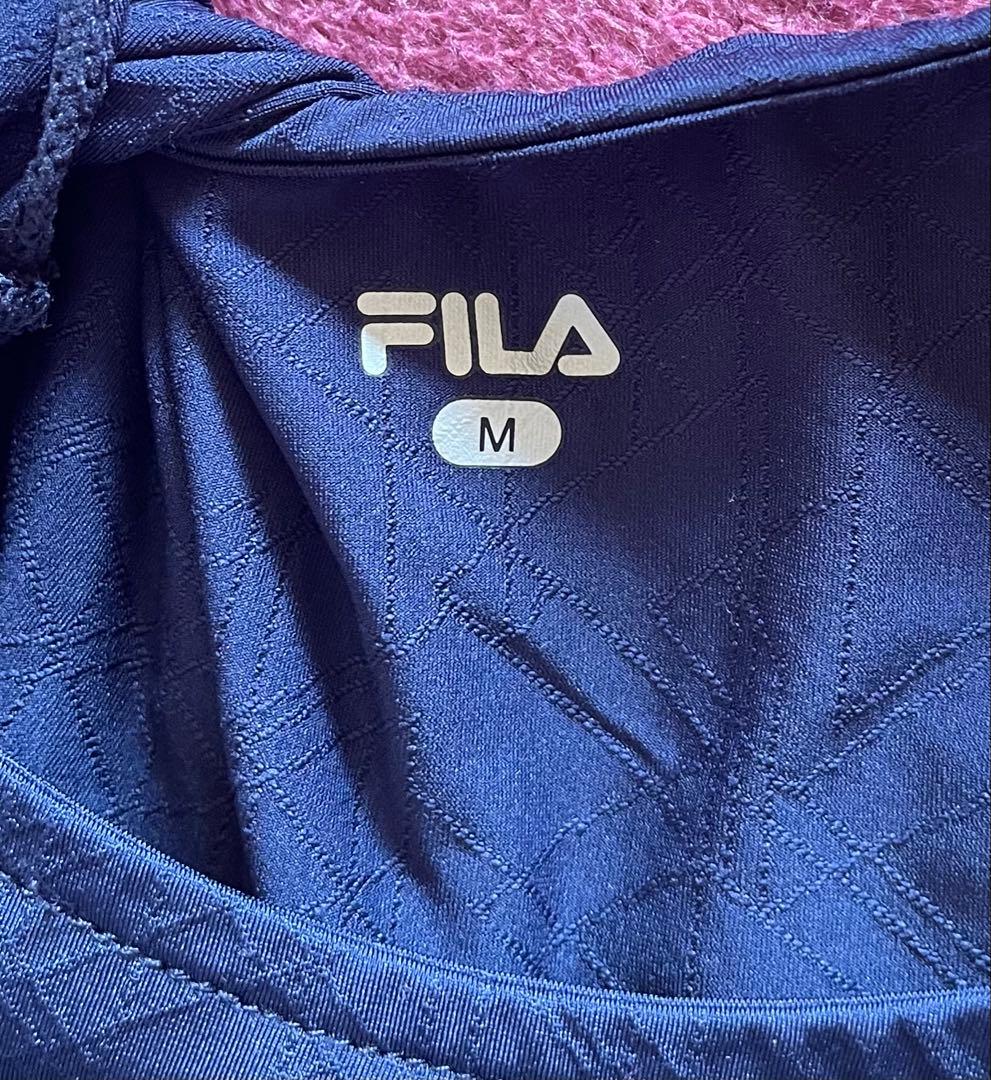 FILA テニスウェア　ワンピース　ネイビー　M