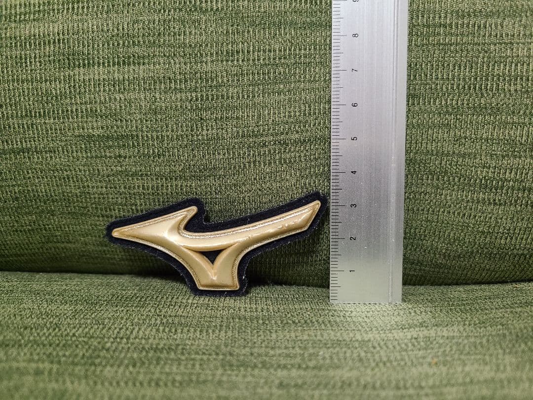 【送料込み】ミズノ ワッペン 刺繍 2つ【mizuno】