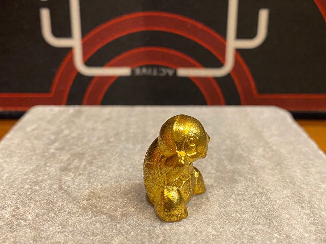 ポケモンメタルコレクション　金のゼニガメ　ゴールド　初代　希少品