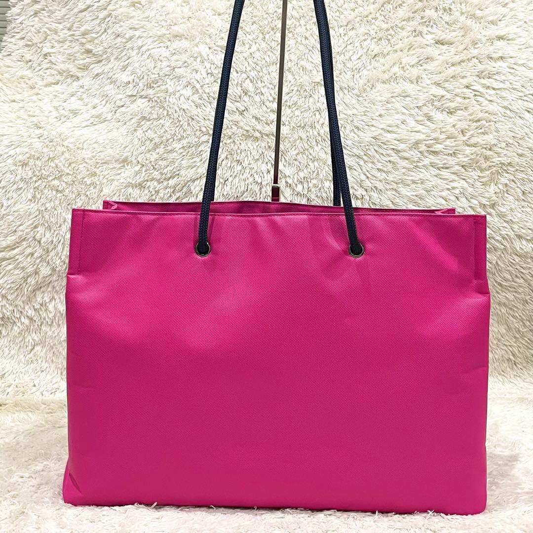 極美品 PEARLY GATES ロッカーバッグ ビッグ ピンク トートバッグ