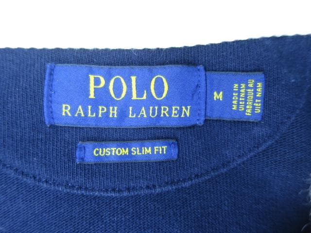M ラルフローレン クッキーパッチ ラガーシャツ POLOロゴ