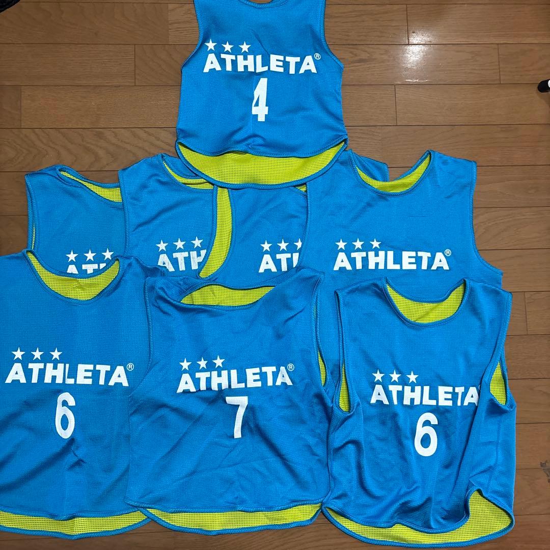 ATHLETA トレーニングビブス 7枚組オマケ付き