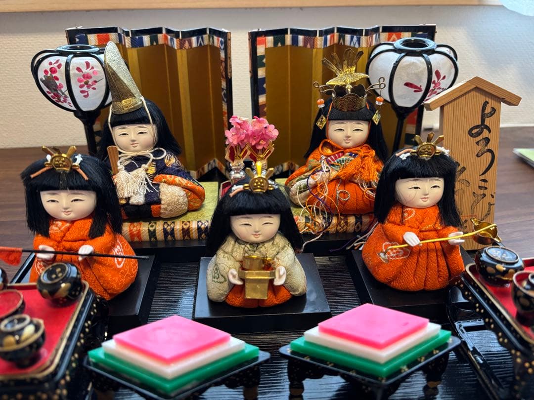 久月　雛人形セット ひな祭り用　昭和レトロ