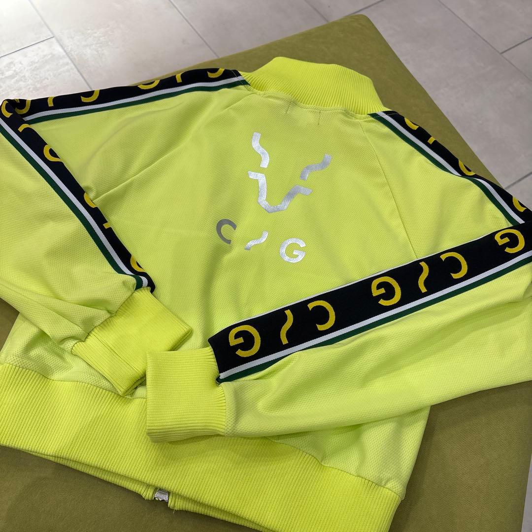 CPG GOLF ネオンイエロー ジップアップジャケット