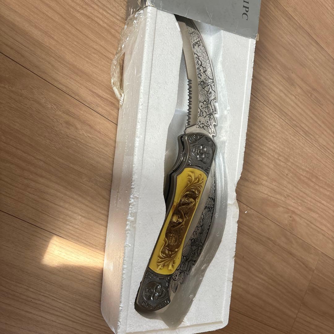 PK883 アートハンティングナイフ　ディスプレイ
