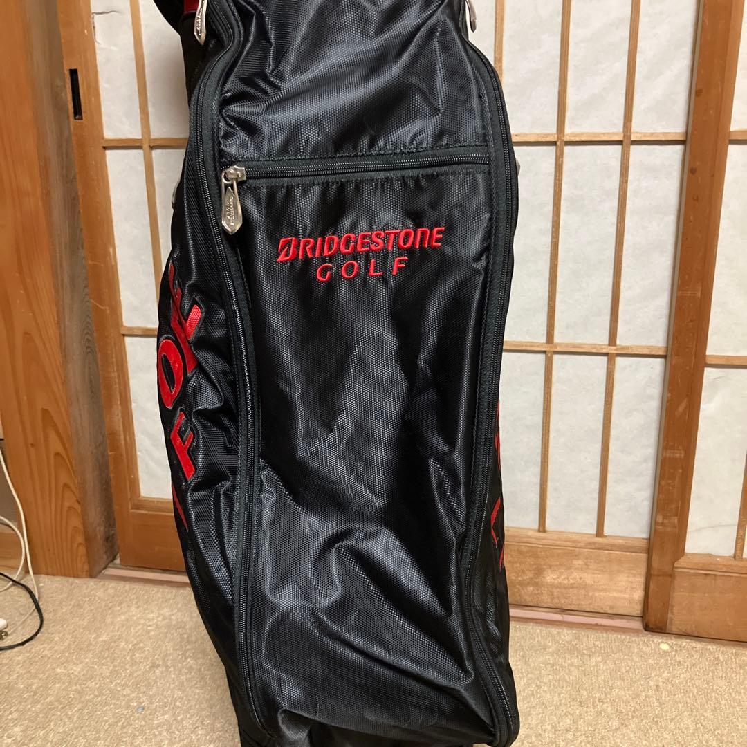 BRIDGESTONE GOLF キャディバッグ ブラック/レッド