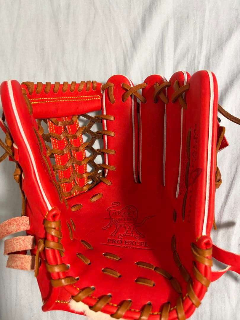 Rawlings Pro Excel 軟式グローブ レッド