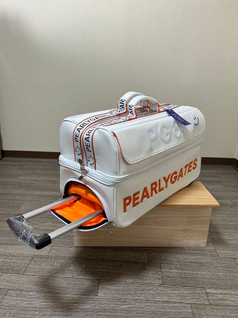 未使用品　PEARLY GATES PG89 キャリーバッグ ホワイト　タグ付