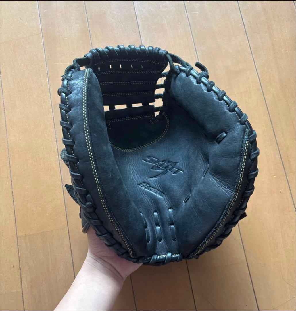 Mizuno 軟式キャッチャーミット黒