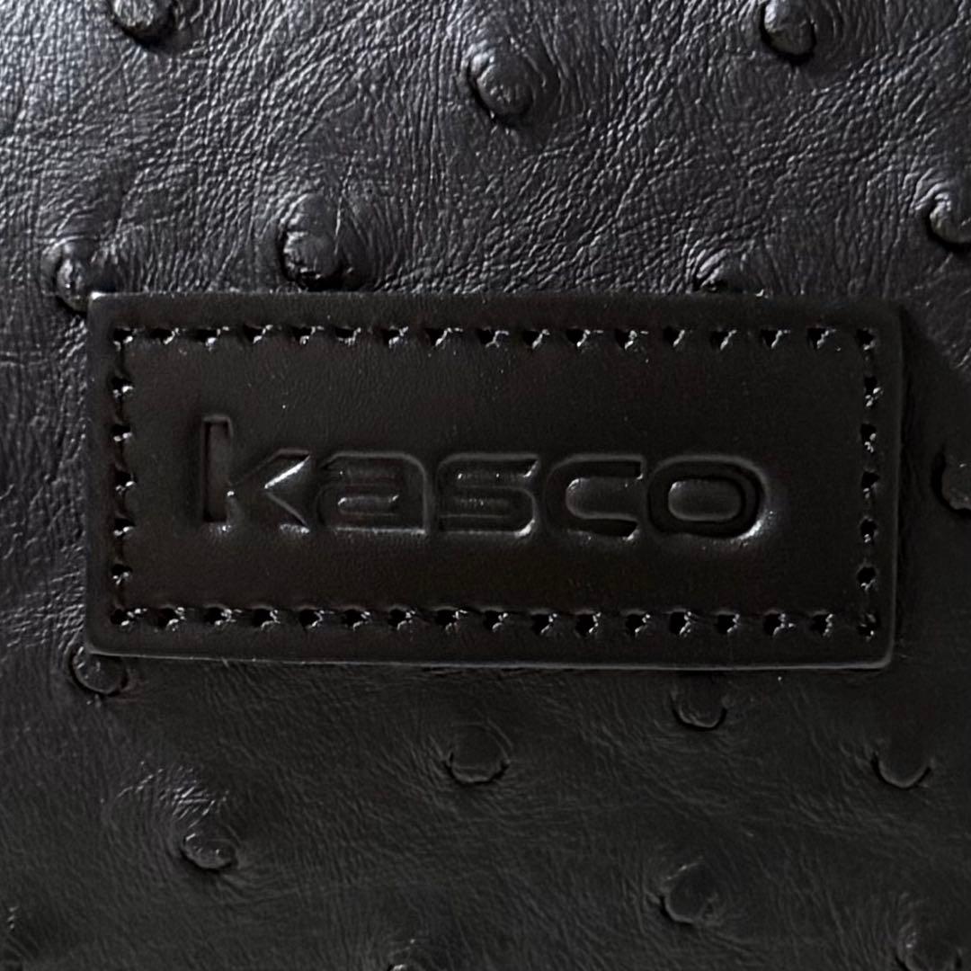 新品✨Kasco キャスコ 2way ボストンバッグ オーストリッチ ゴルフ 黒