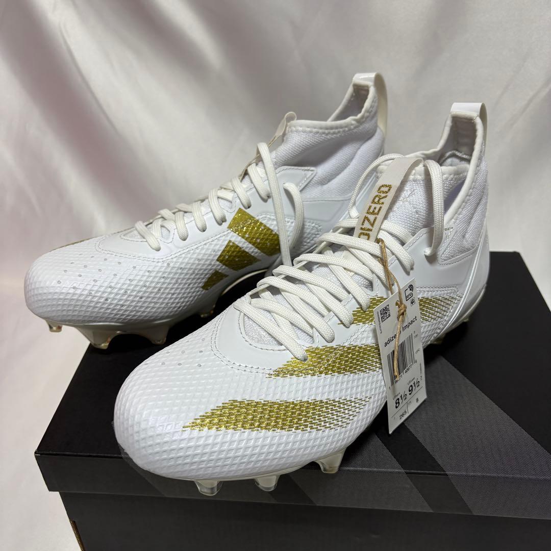 Adizero Impact Cleats　WHT/GLD　26.5㎝　Z