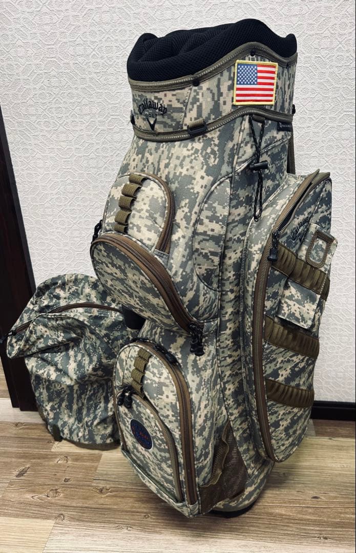 超希少！限定品デジタルCallaway 迷彩USA・キャディバッグ