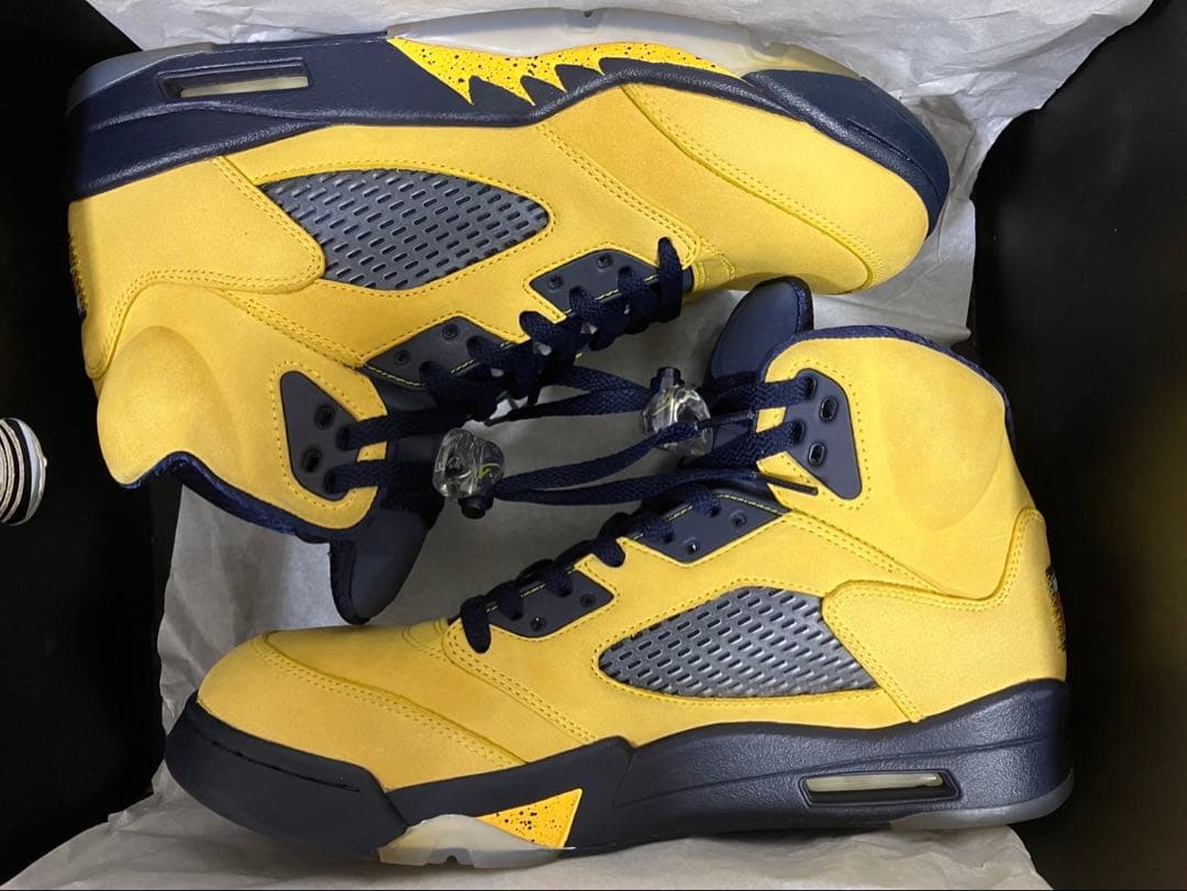 シューズ(男性用) NIKE AIR JORDAN 5 \"MICHIGAN\" 28.5cm