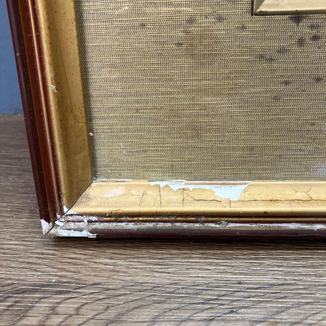 希少 日本人形 押絵 額装 汐汲 しおくみ ヴィンテージ 壁掛け 工芸品