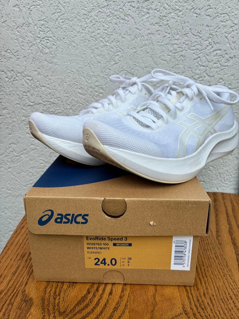 アシックス ランニングシューズ レディース エボライド スピード 3 24.0㎝