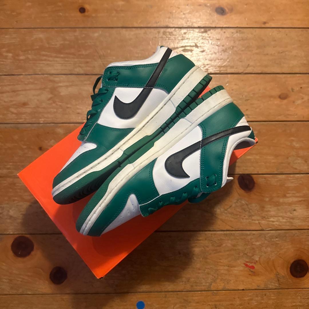 Nike Dunk Low ホワイト/グリーン　特別価格