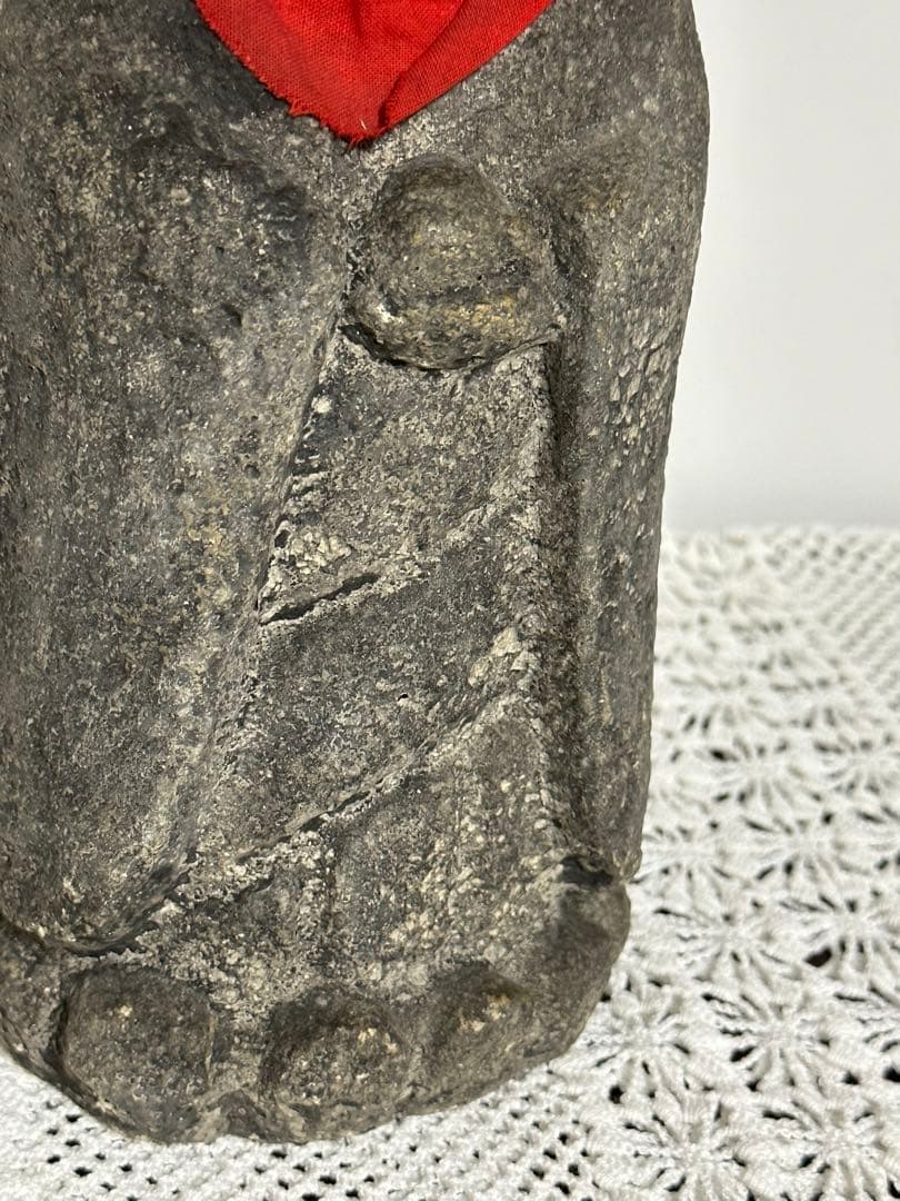 地蔵菩薩 置物 宝珠を持つお地蔵さま 28cm 石像 オブジェ 仏教 美術品