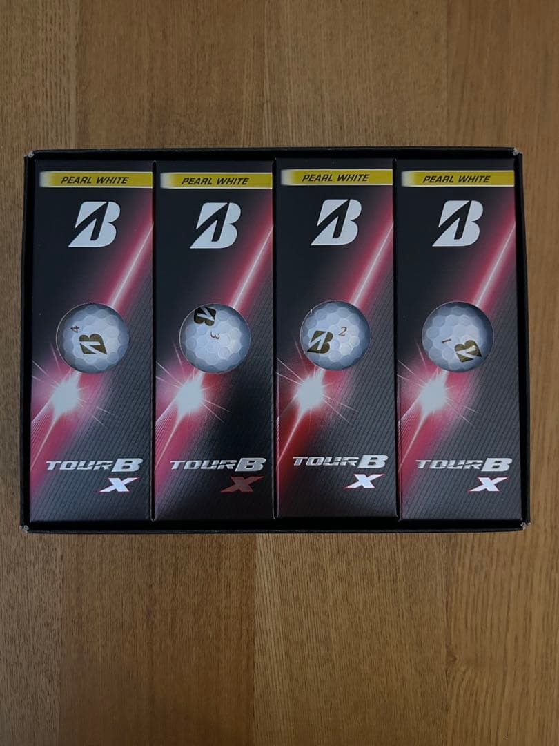 ブリヂストンTOUR BXゴルフボール26年パールホワイト3ダース新品未使用