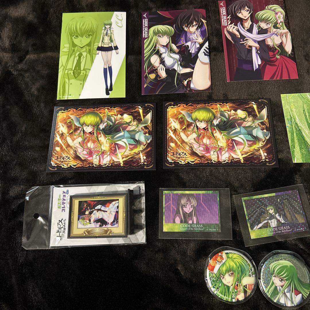 コードギアス Ｃ.Ｃ. ルルーシュ スザク ユーフェミア 缶バッジ 特典