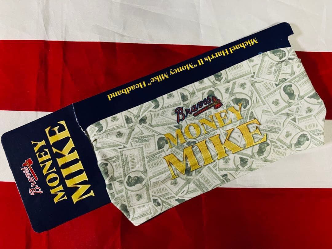 ハリス2世　ブレーブス　Money Mike ヘッドバンド　headband