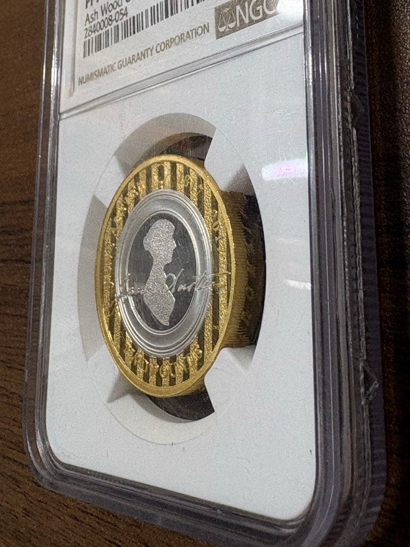 NGC PF70 ジェーン・オースティン　記念シルバーピエフォール 2ポンド