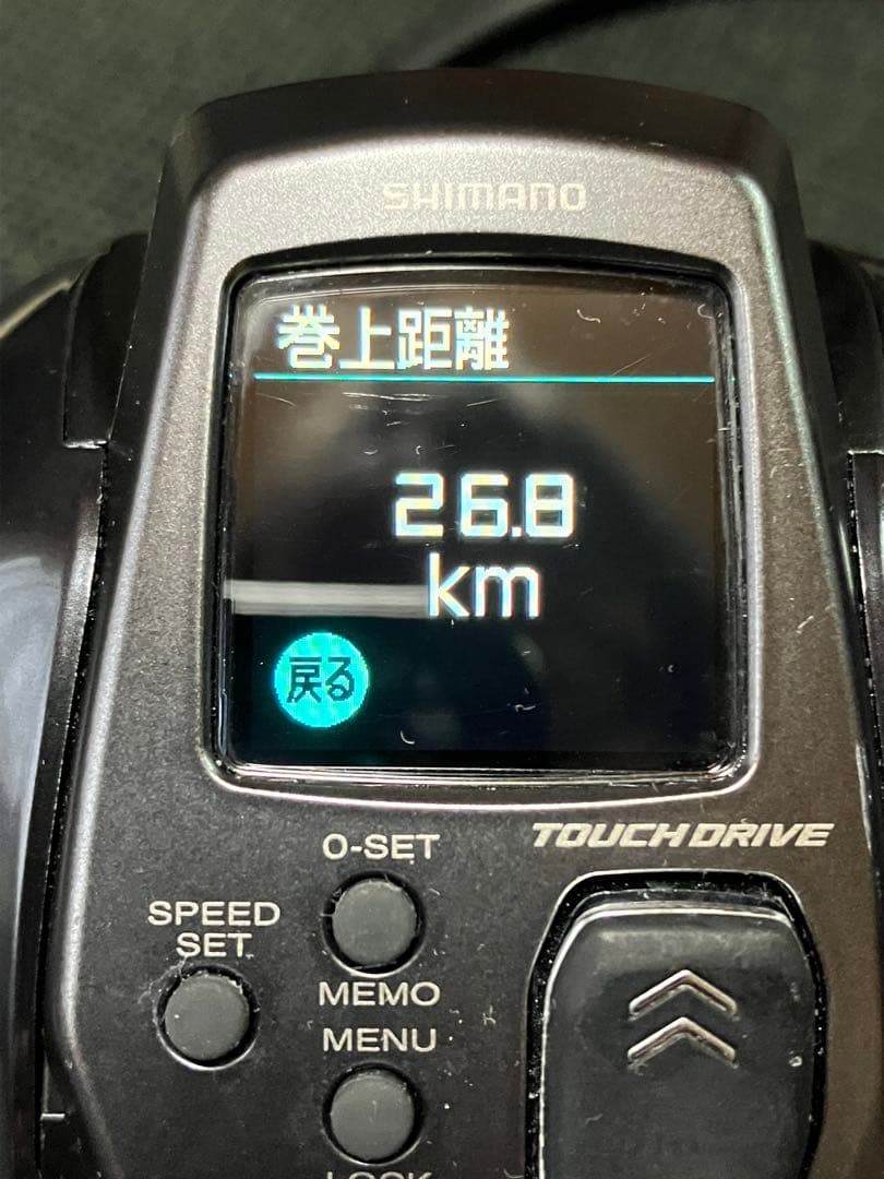 シマノ23フォースマスター601 左ハンドル　巻上距離26.8km 【美品】