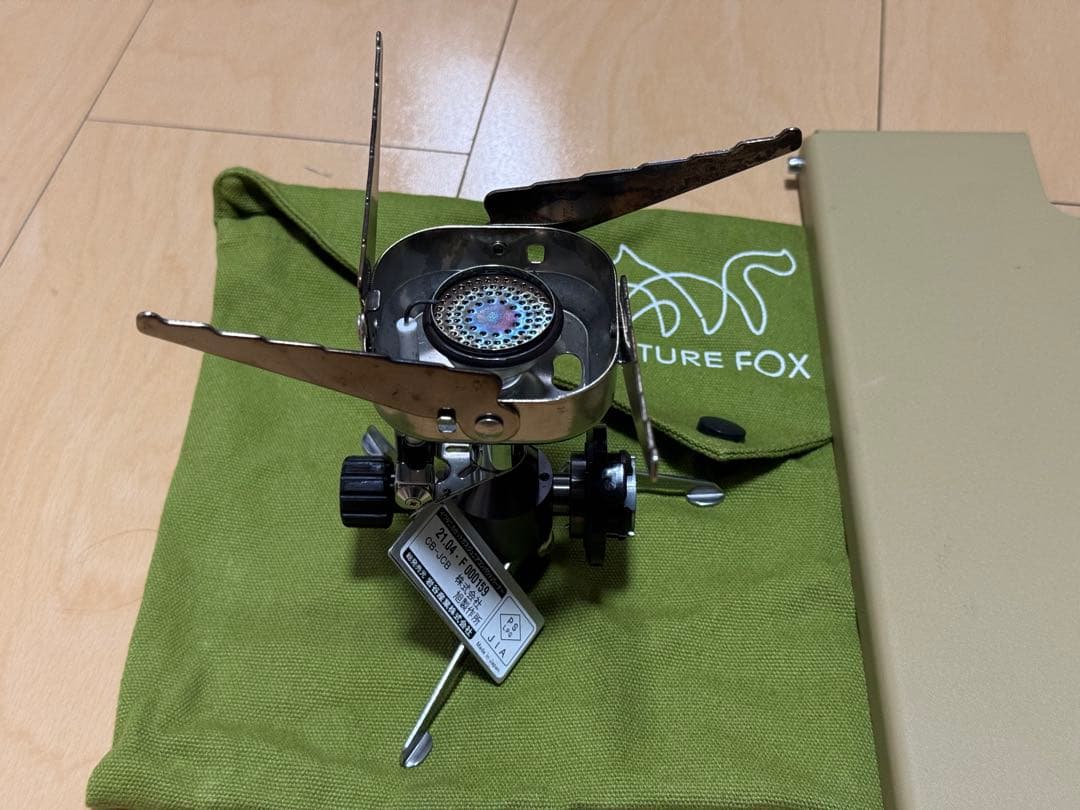 イワタニ ジュニアコンパクトバーナー+Future Fox 遮熱板セット