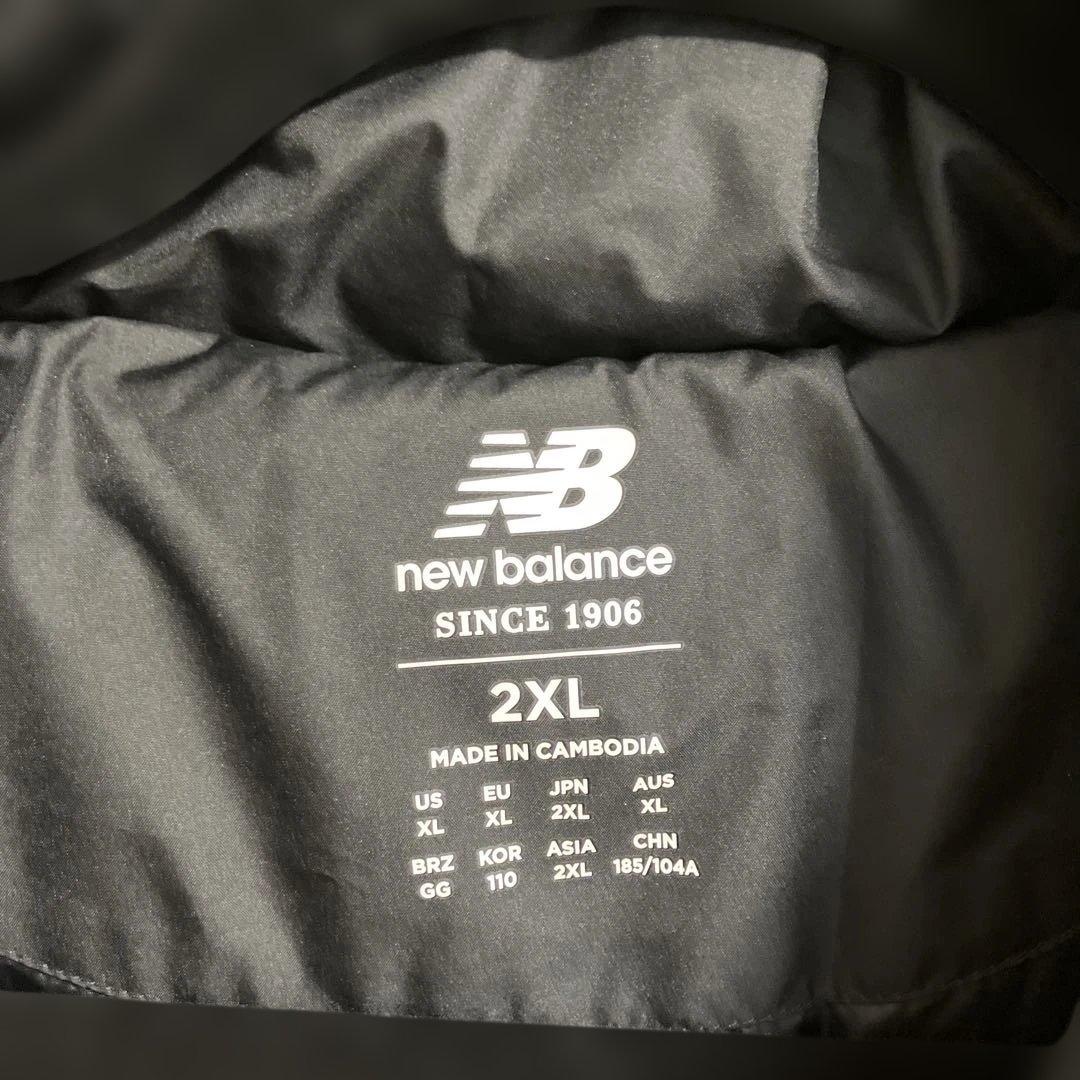 new balanceトレーニングパファージャケット ベンチコート