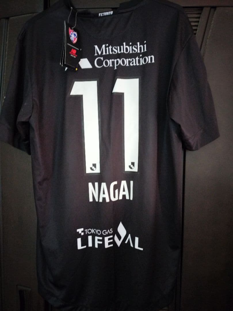 【新品未使用タグ付き】2021FC東京 永井謙佑 レプリカシャツ サードユニ