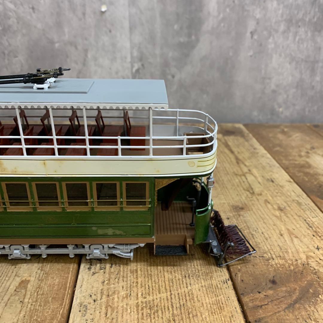 3F 【希少・大型モデル】MODEMO 1/45 大阪市電 2階建電車（グリーン