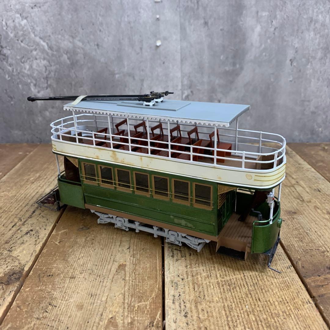 3F 【希少・大型モデル】MODEMO 1/45 大阪市電 2階建電車（グリーン