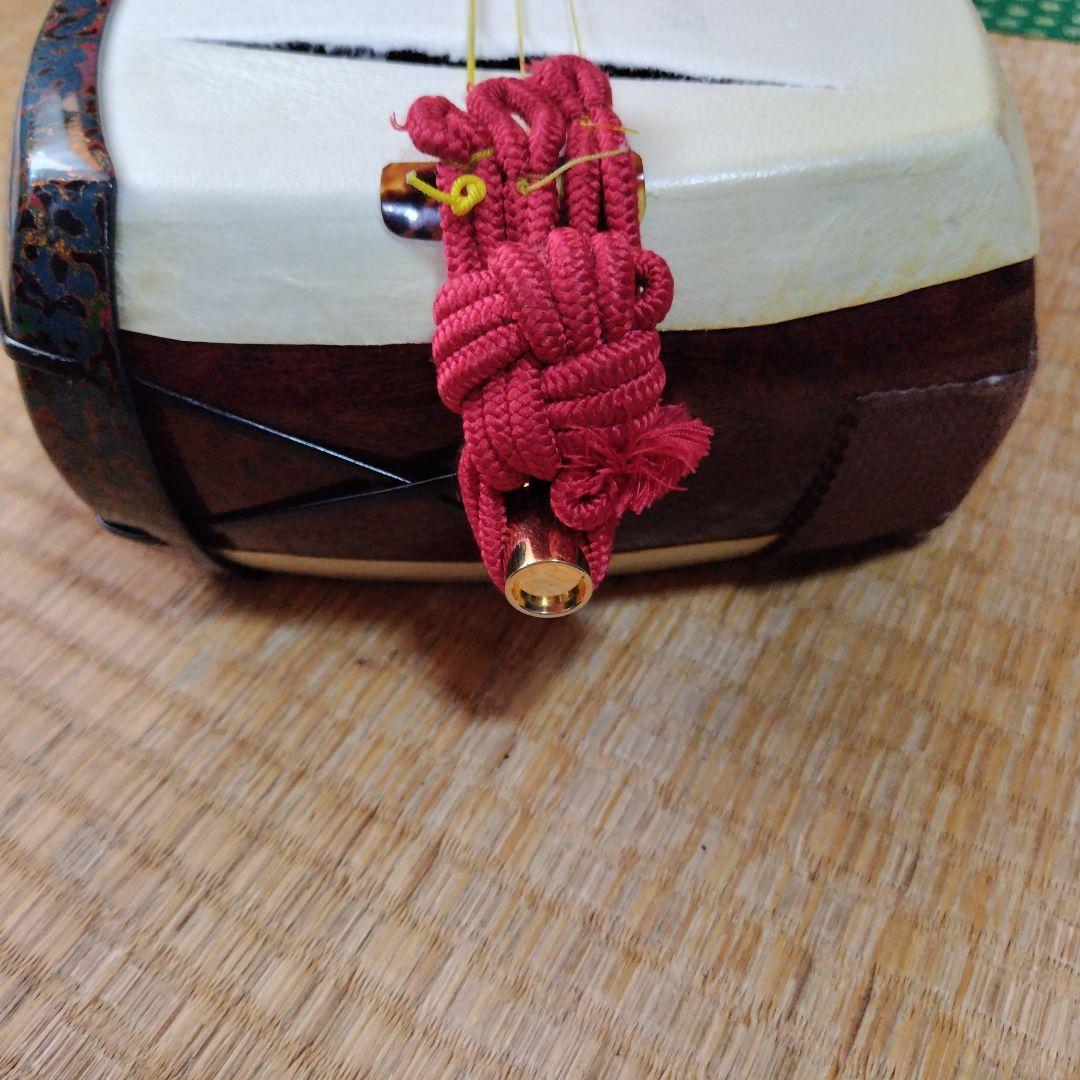 【引取り限定】三味線本体 亀裂あり 白色