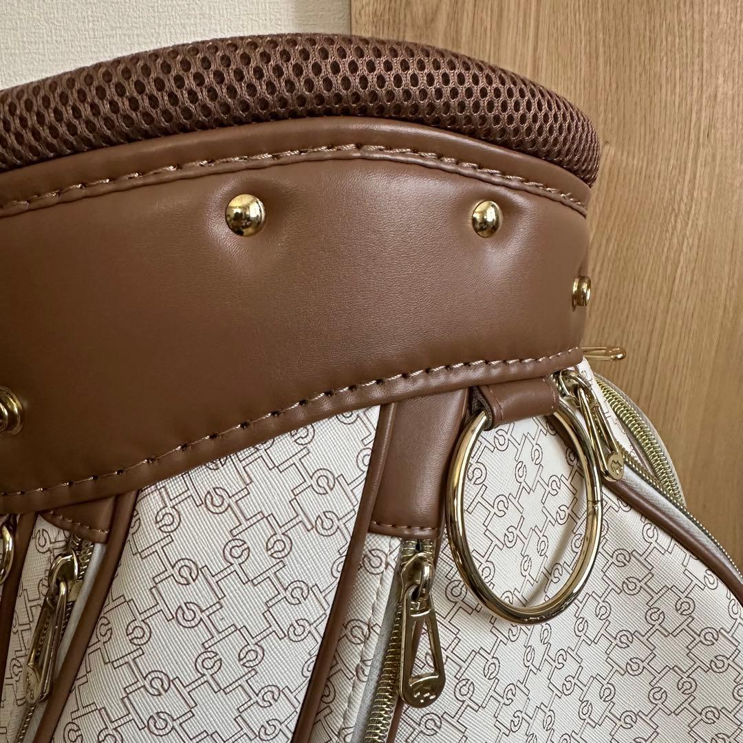 美品 ヒールクリーク HealCreek モノグラム 8.5型 キャディバッグ