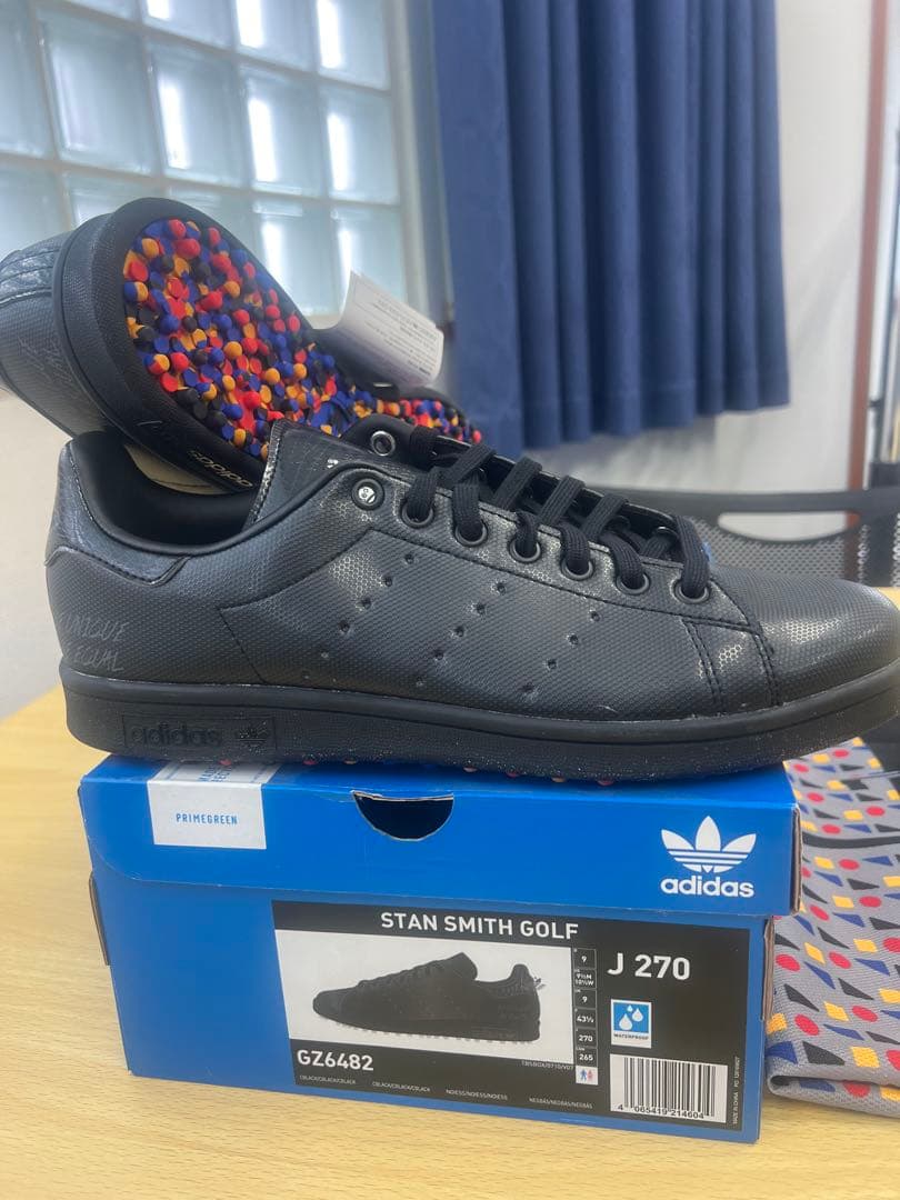 adidas STAN SMITH GOLF ブラック 27.0cm