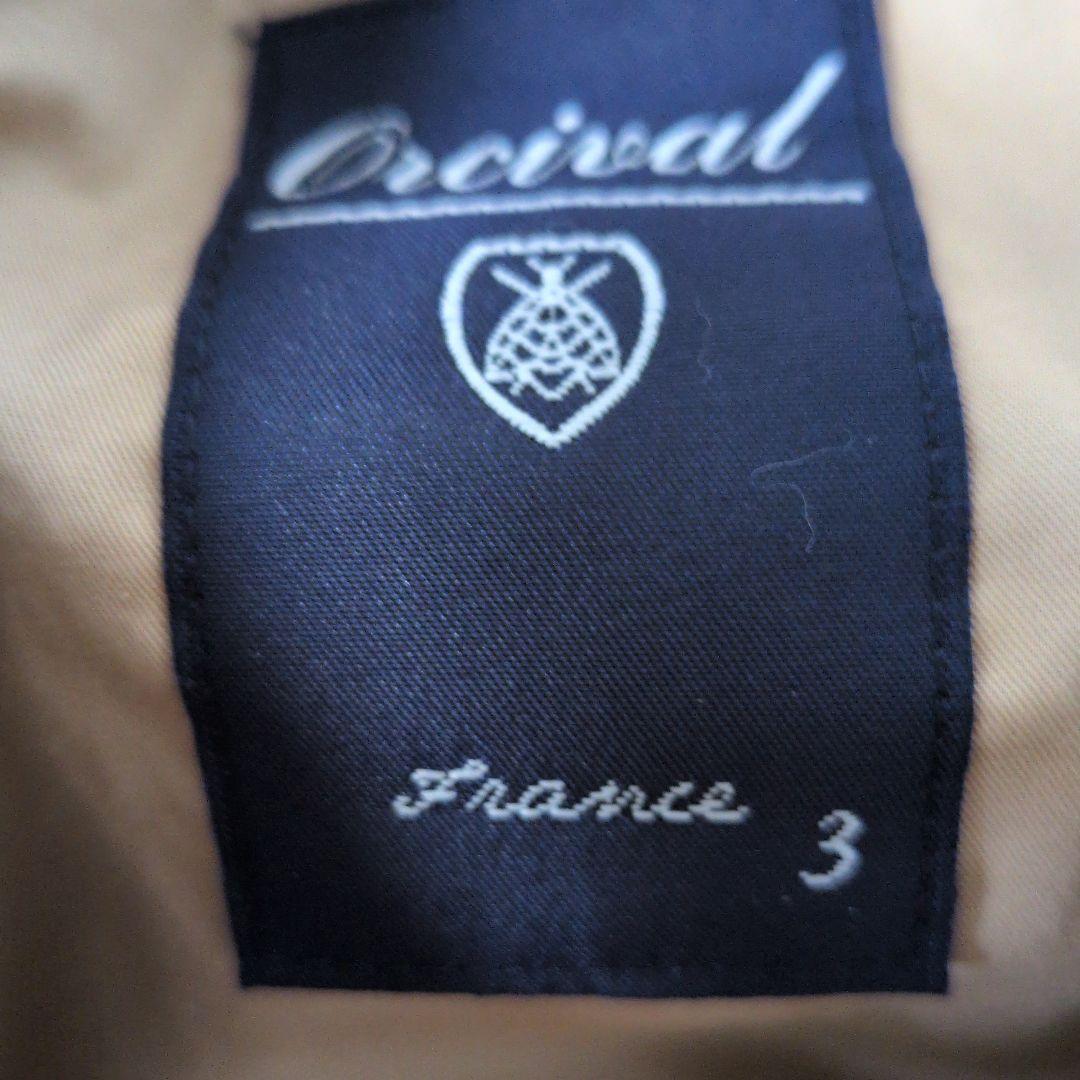 Orcival ベージュ ステンカラーコート