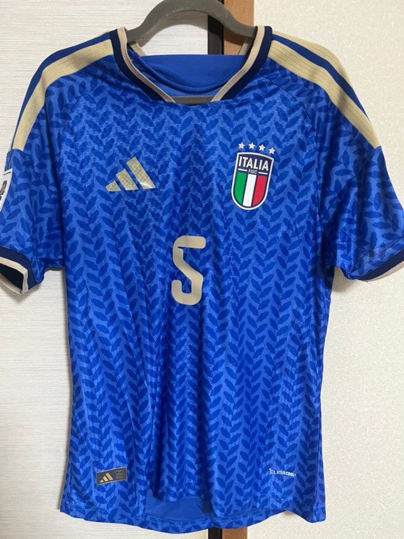 【新品】カラフィオーリ　イタリア代表　選手仕様　ユニフォーム　欧州予選パッチ