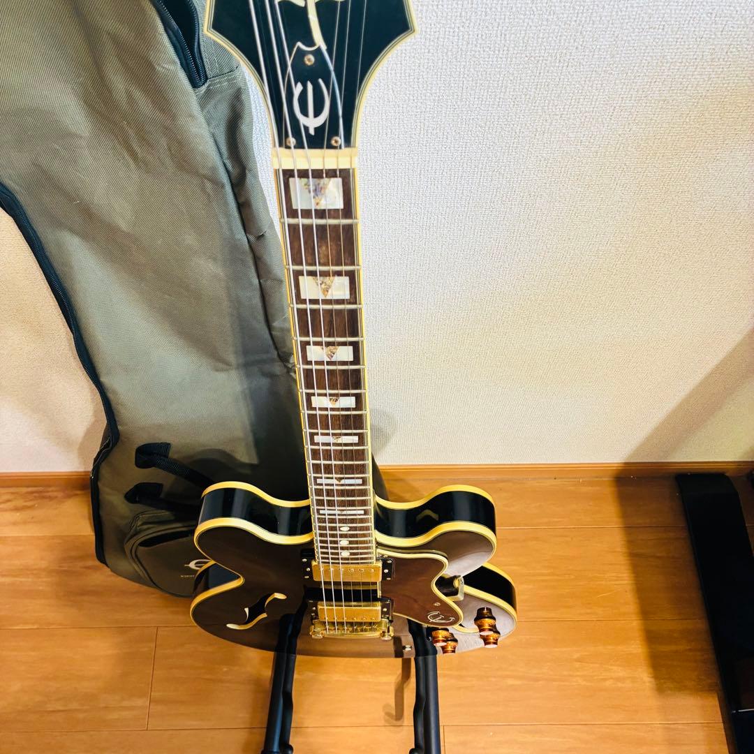 Epiphone Sheraton-II Pro【動作確認済】ブラック セミアコ